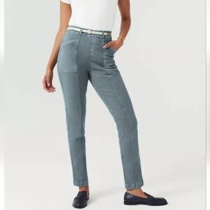 SPANX High Rise Jeans in Blue with Streamlined Fit